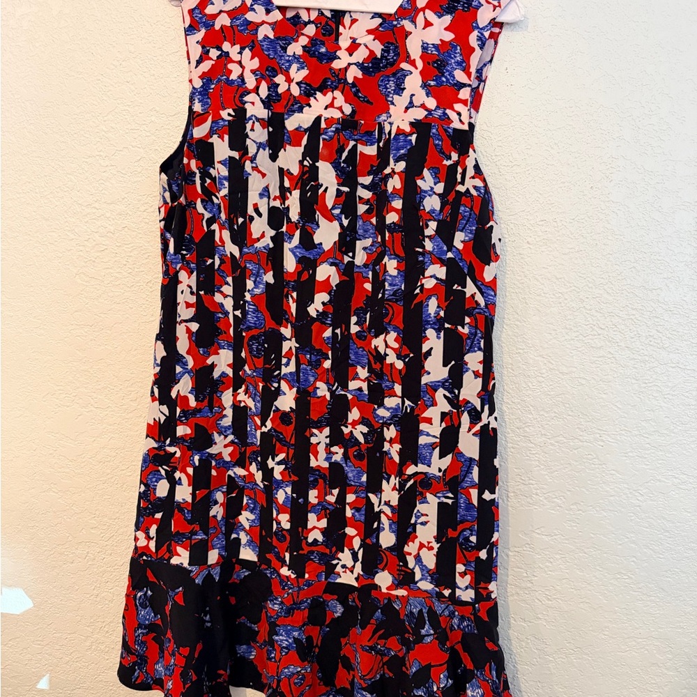 Peter Pilotto for Target Dress - Red, Blue, Black Floral
